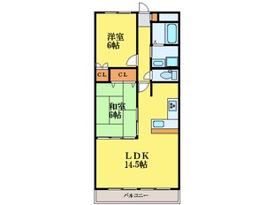 第３コーポ浜田の物件間取画像